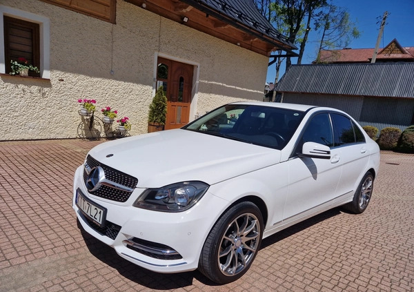 Mercedes-Benz Klasa C cena 52300 przebieg: 127000, rok produkcji 2012 z Zakopane małe 121